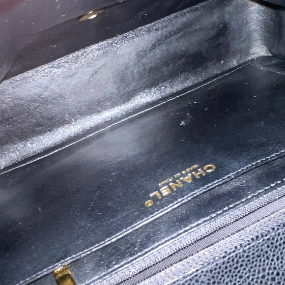 BLACK QUILTED CAVIAR NEW CLASSIC DOUBLE FLAP JUMBO - Picture 5 of 14